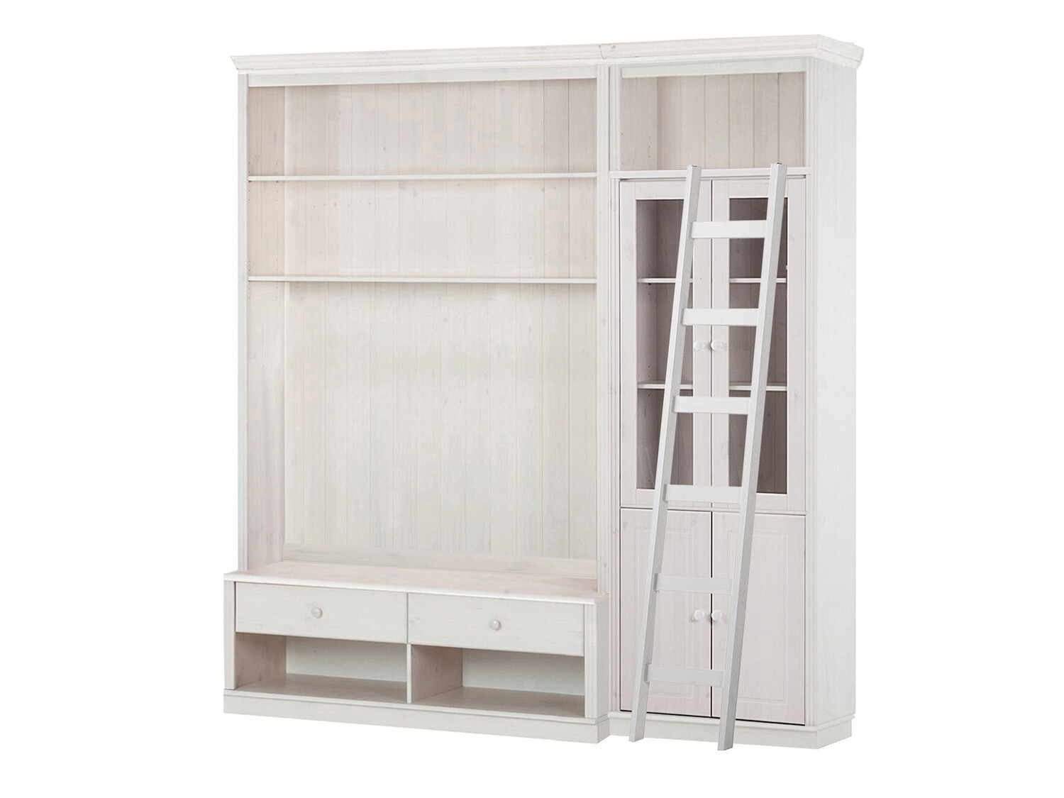 Wohnzimmer-Set Saltoro 125 (Weiss)