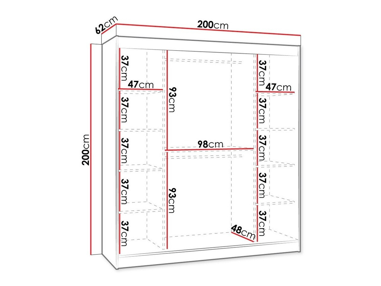 Kleiderschrank Hartford 235