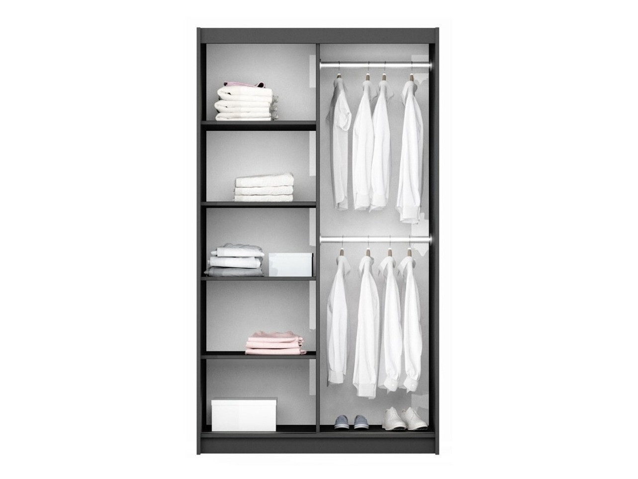Kleiderschrank Honolulu 123 (Weiss)
