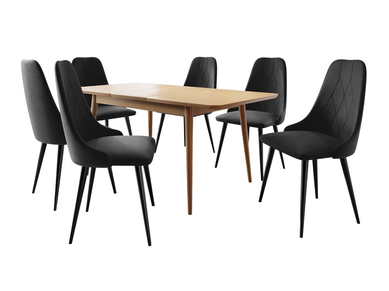 Essgruppe Racine 125 (Braun)