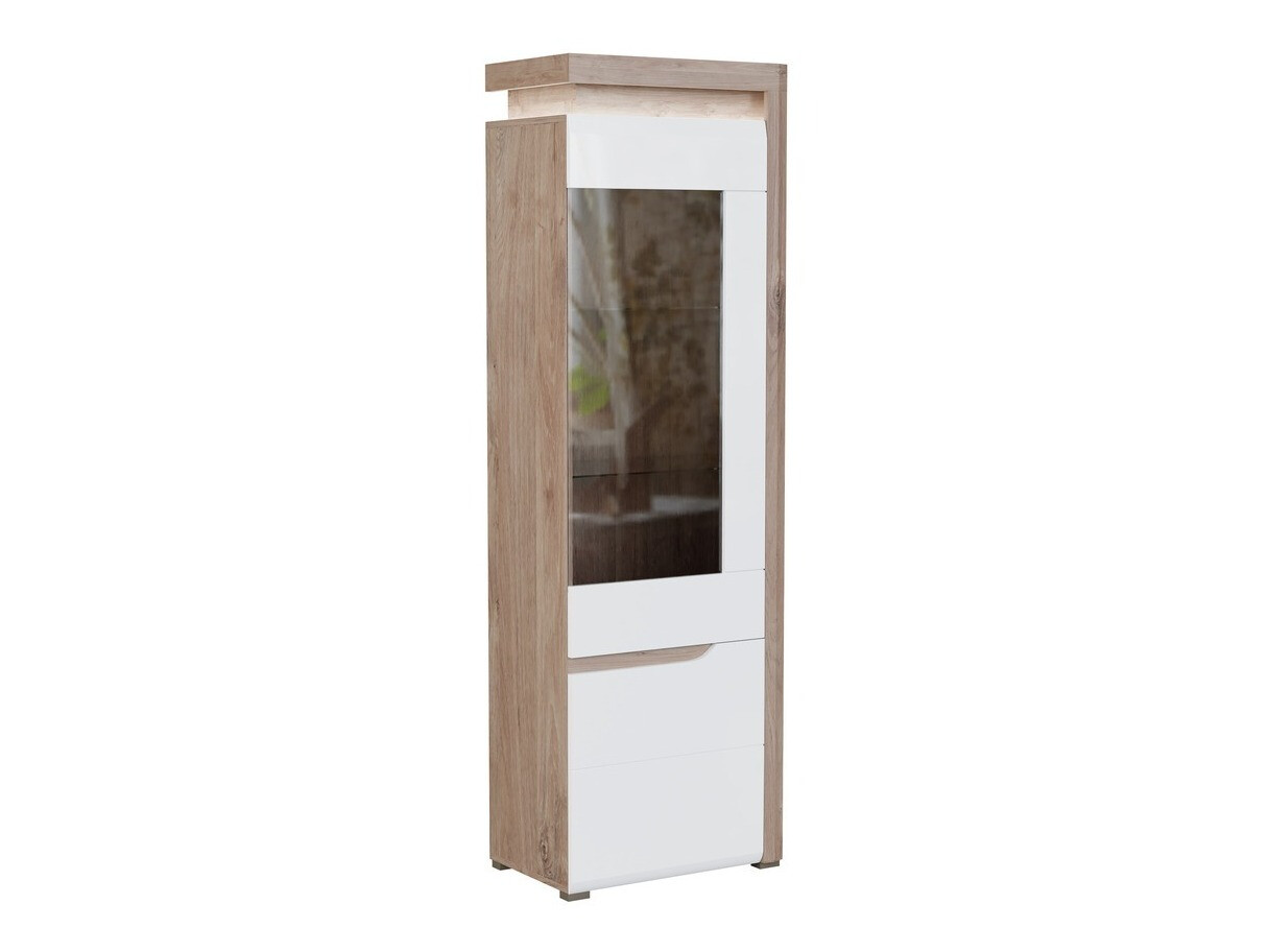Regal Revelmi 105 (Eichenholzoptik + Weiss glänzend)