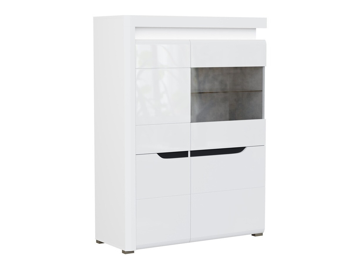 Sideboard Revelmi 104 (Weiss glänzend + Weiss)