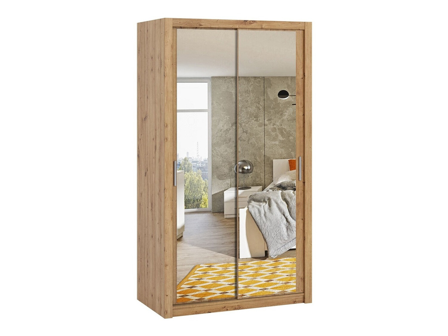 Kleiderschrank Catromi 104 (Artisan-Eiche)