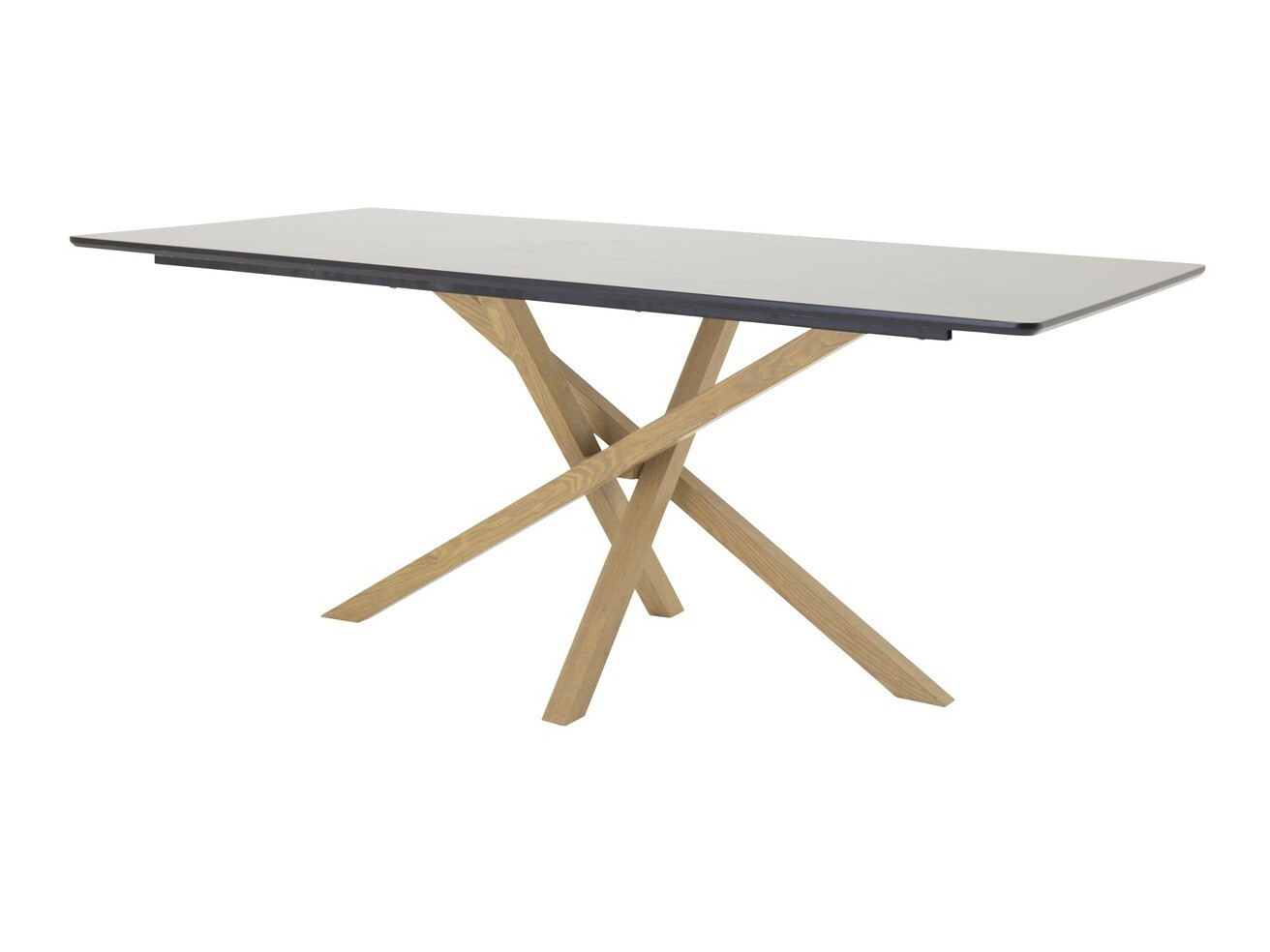 Tisch Dallas 193 (Schwarz + eiche)