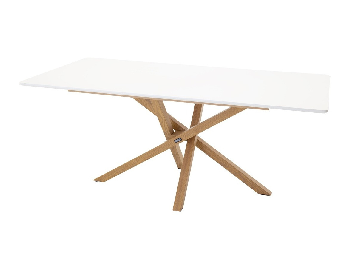 Tisch Dallas 193 (Weiss + eiche)