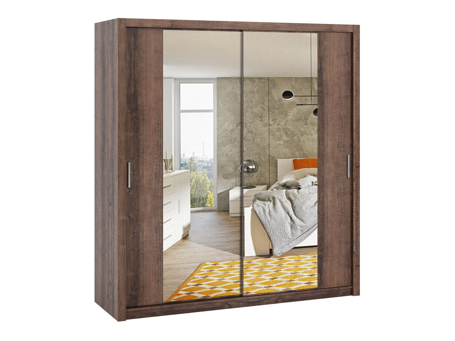 Kleiderschrank Catromi 108 (Klostereiche)