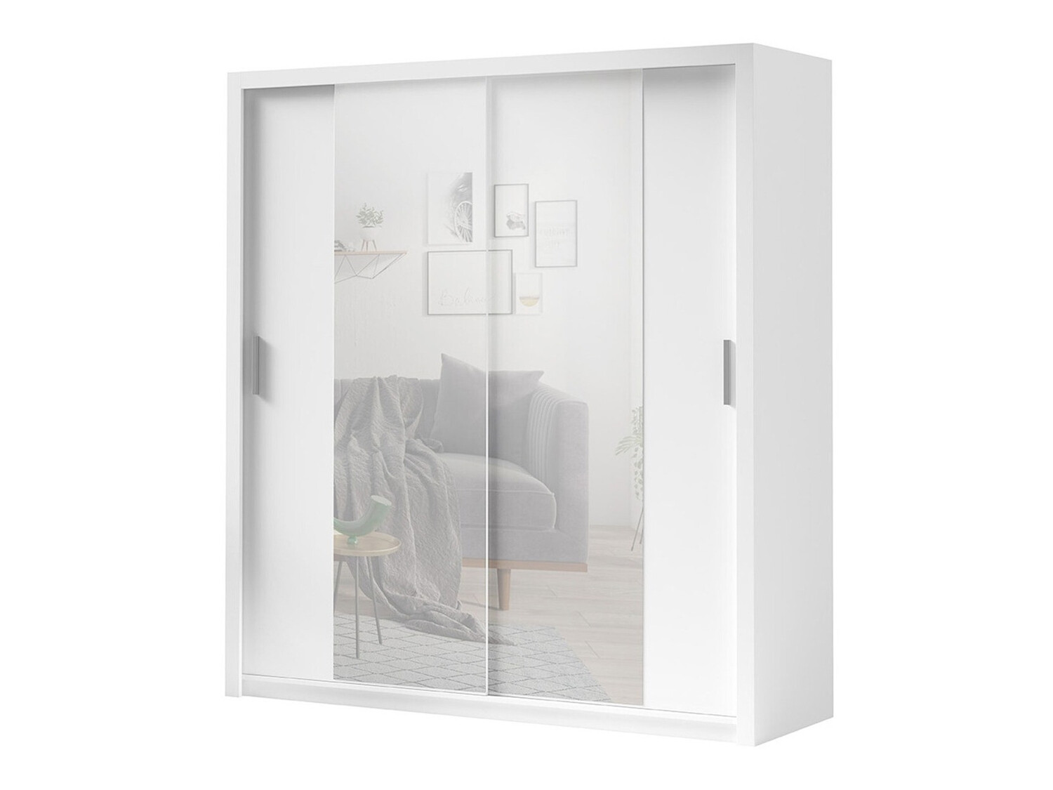 Kleiderschrank Catromi 108 (Weiss)