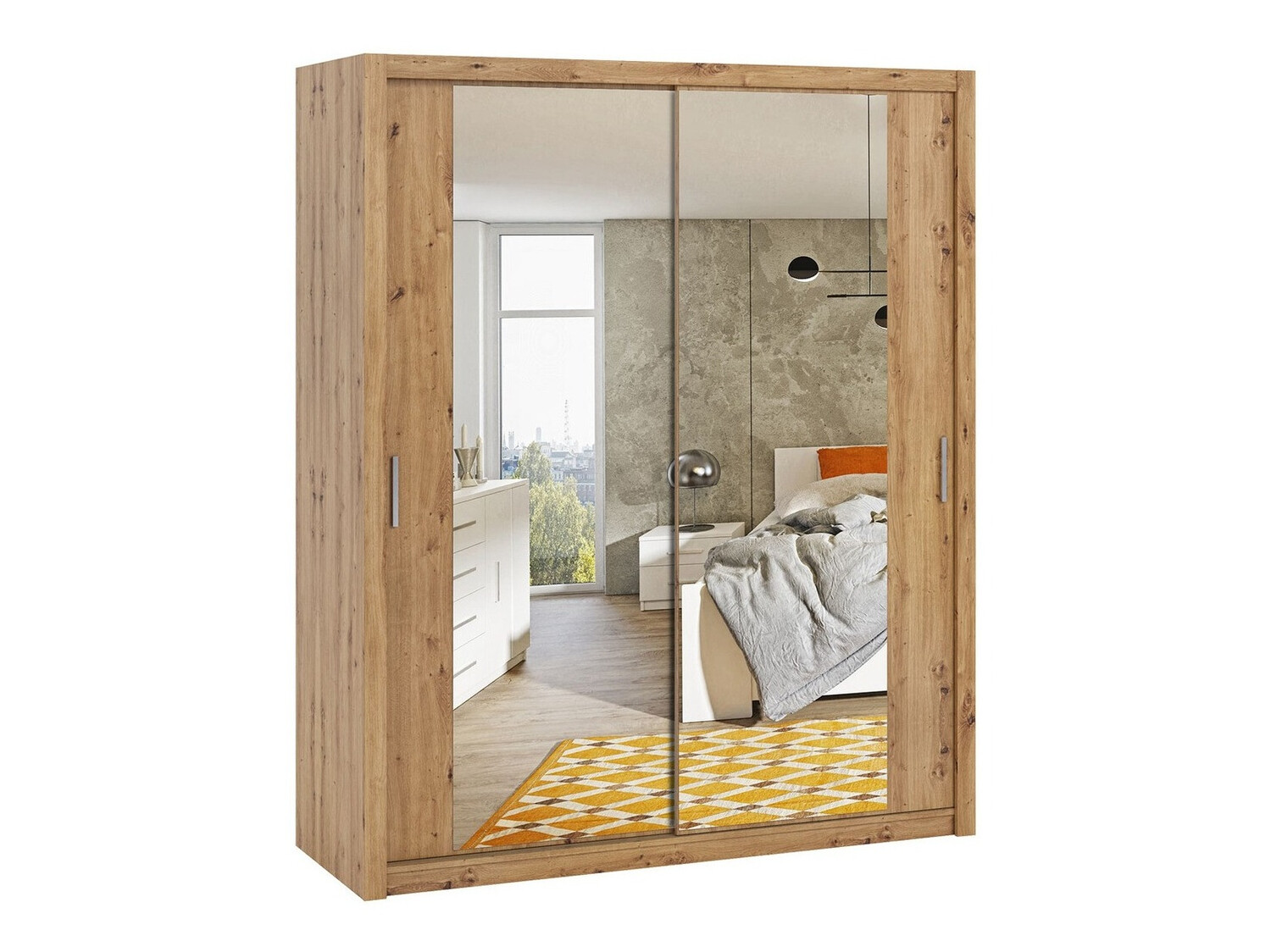 Kleiderschrank Catromi 119 (Artisan-Eiche)