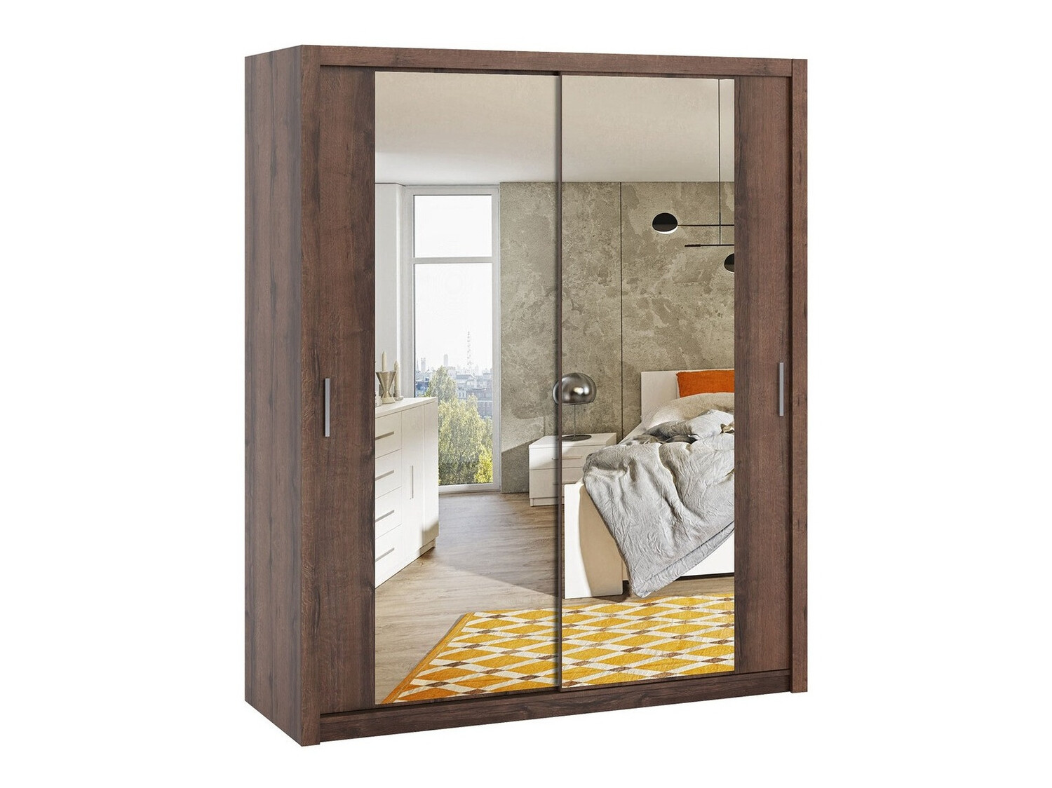 Kleiderschrank Catromi 119 (Klostereiche)