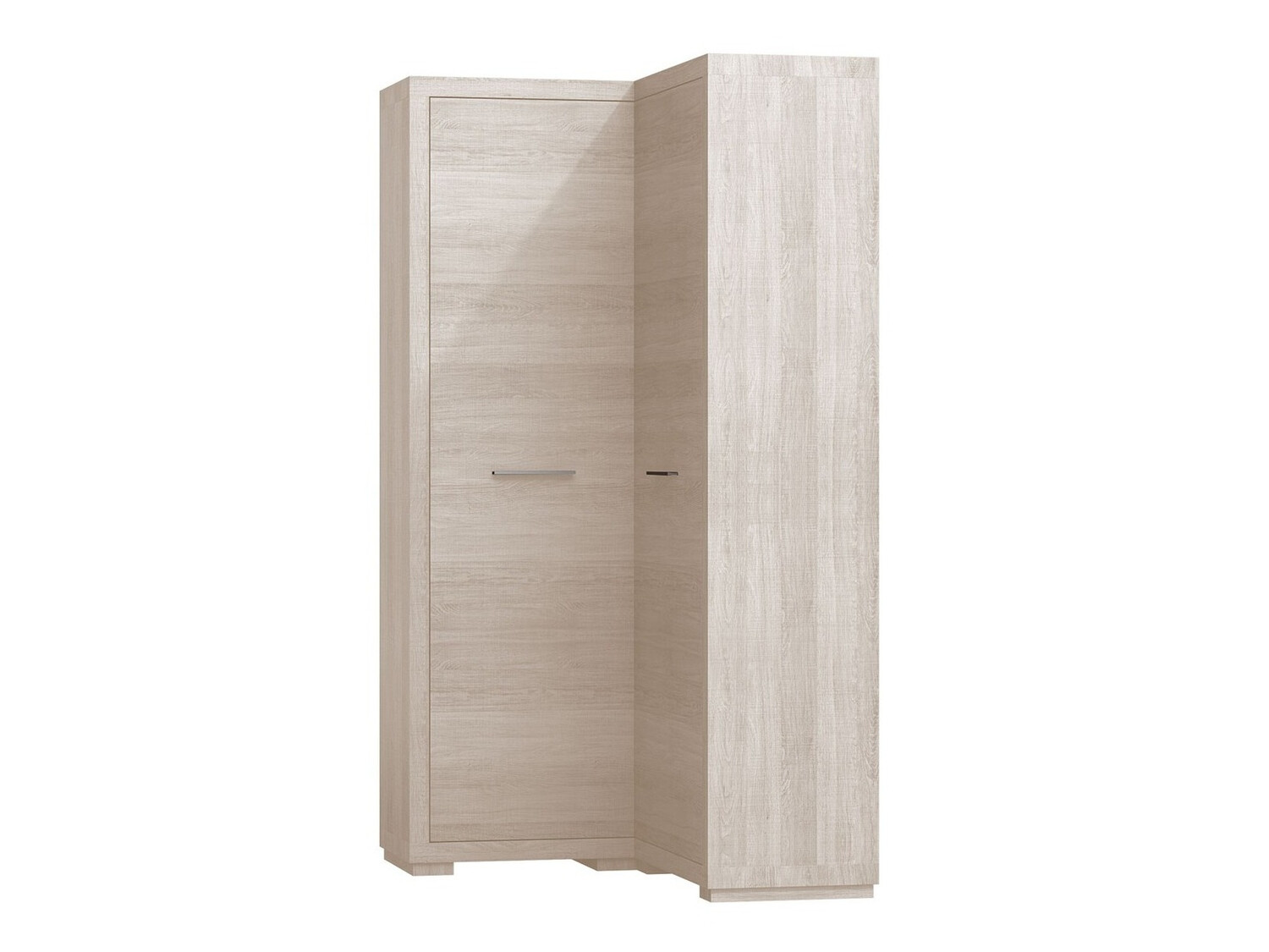 Eckkleiderschrank Fiomeri 127 (Santana Eichenholzoptik)