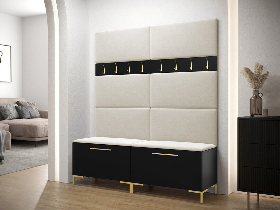 Flurgarnitur Tivsoa 101 (Schwarz)