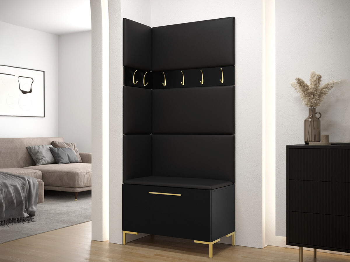 Flurgarnitur Tivsoa 103 (Schwarz)