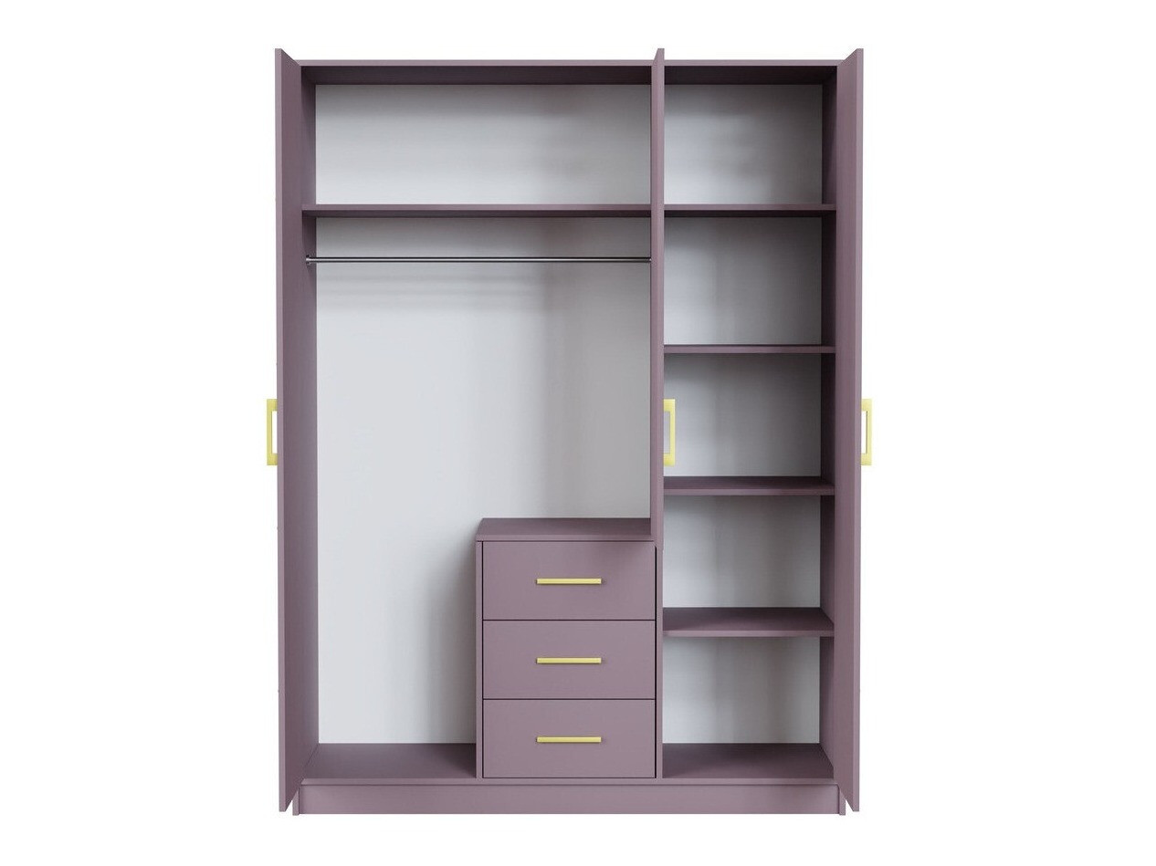 Kleiderschrank Delbalo 100 (Lila)