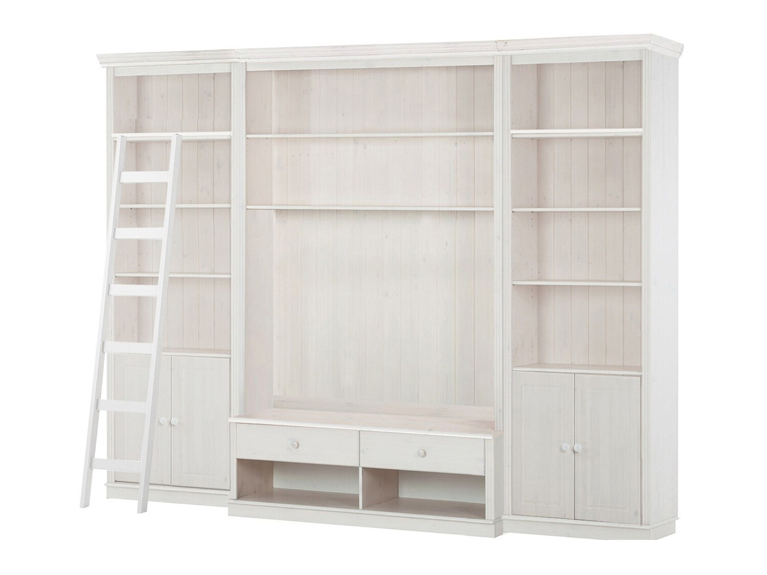 Wohnzimmer-Set Saltoro 107 (Weiss)