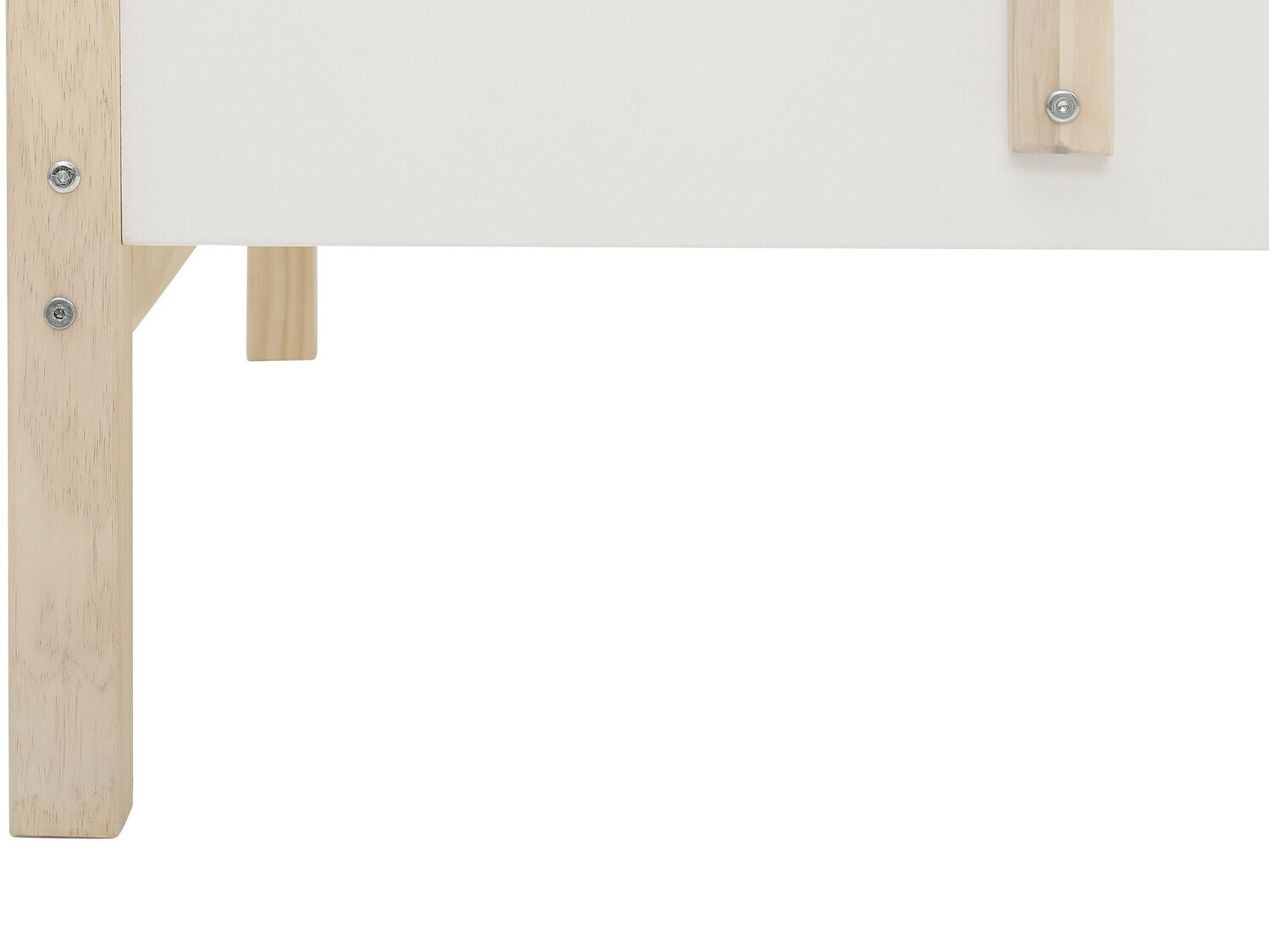 Etagenbett Fenmele 101 (Weiss + Helles Holz)