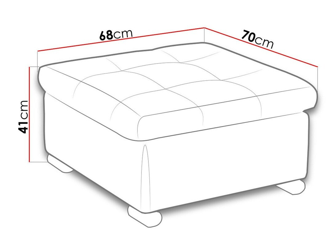Hocker Comfivo Gemma (Soft 011 + Lux 06)