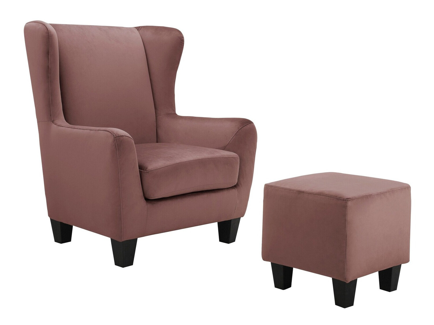 Sessel Denton 641 (Rosa + Schwarz)