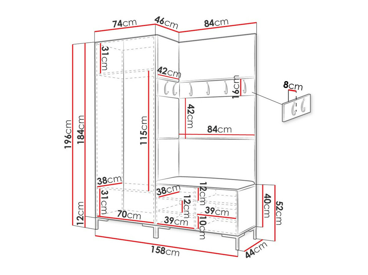 Flurgarnitur Tivsoa 107 (Manila 26)