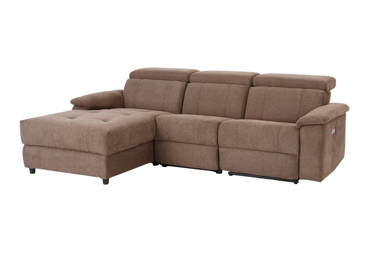 Ecksofa Liegesessel Denton 1502 (Braun)