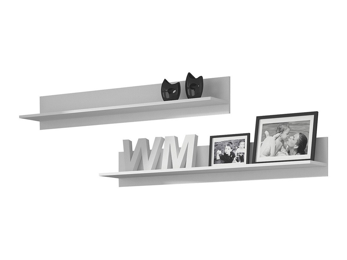 Eine Reihe hängender Regale Tornola 104 (Weiss)