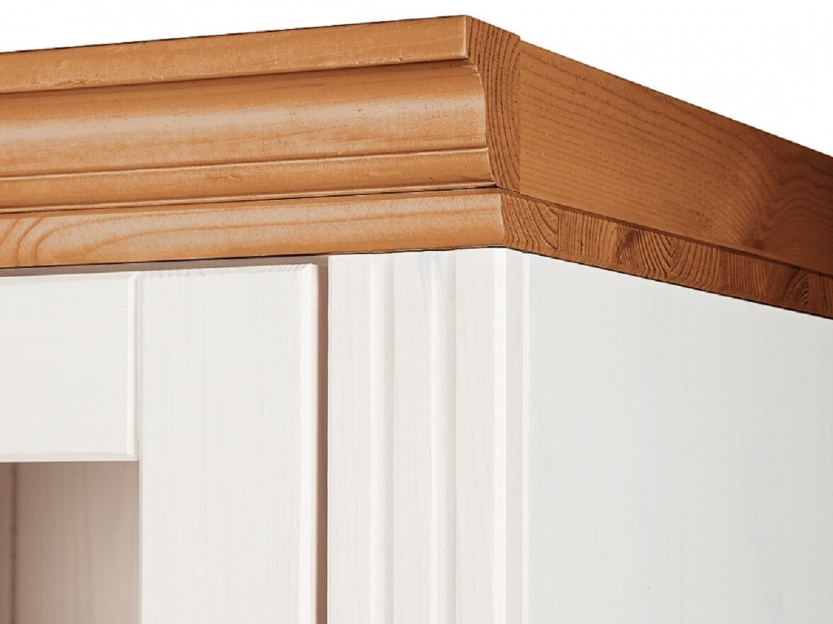 Regalset Saltoro 117 (Weiss + Eichenholzoptik Honig)