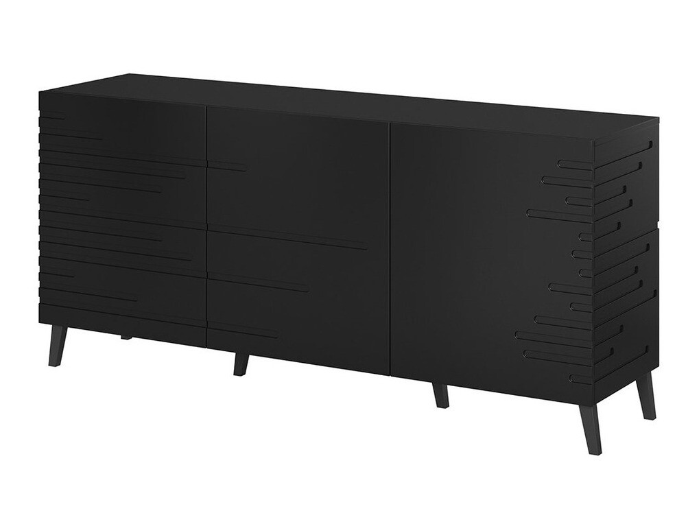 Sideboard Charlotte 140 (Schwarz)