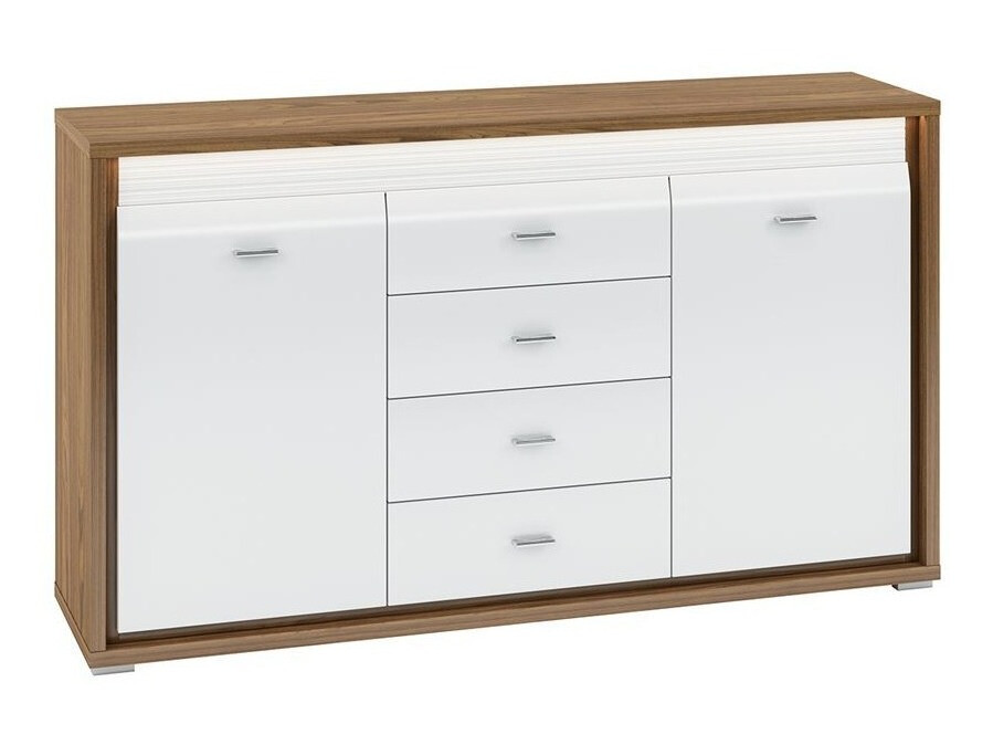 Kommoden Madison H103 (Weiss glänzend)