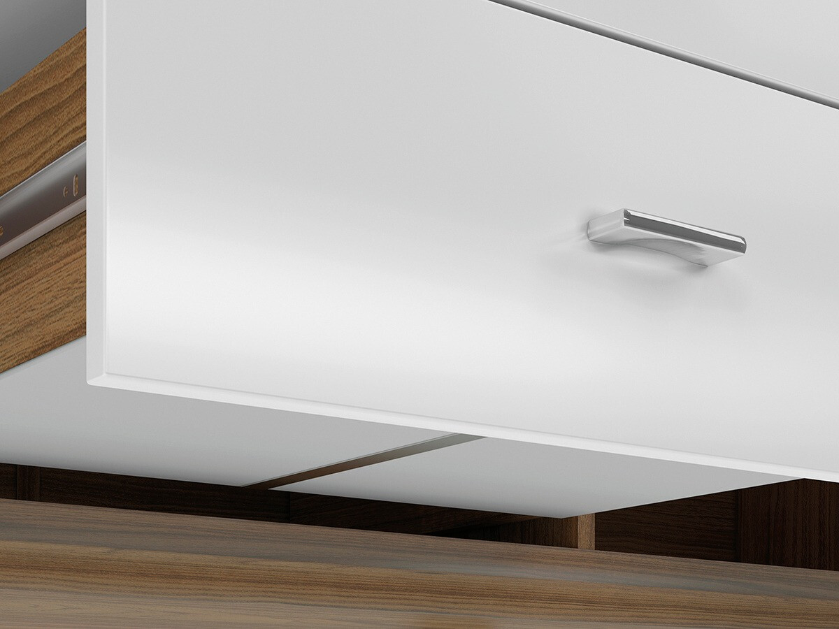 Kommoden Madison H103 (Weiss glänzend)