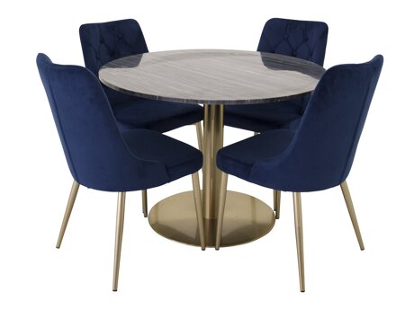 Essgruppe Dallas 370 (Blau + Gold)