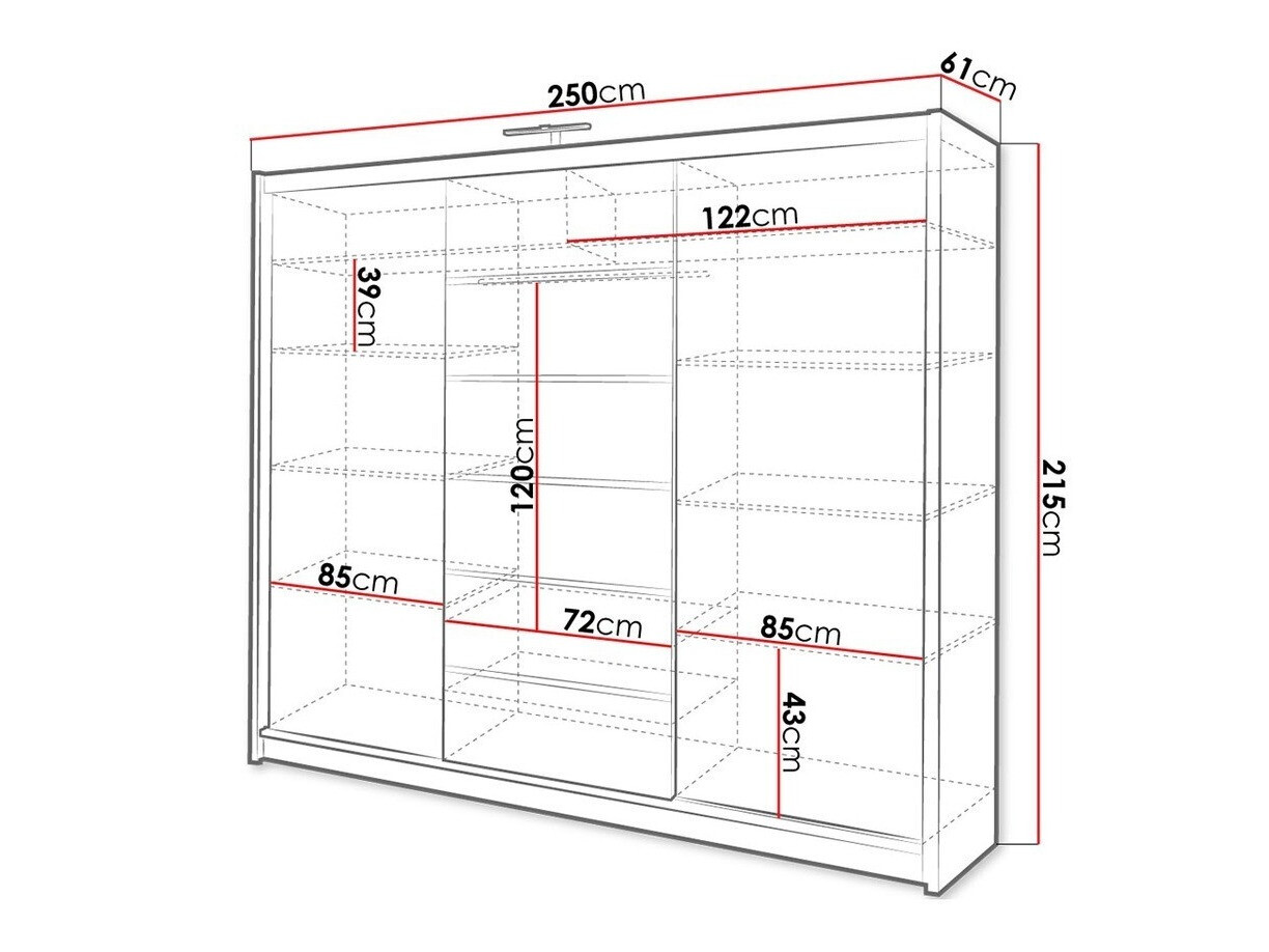 Kleiderschrank Salum I