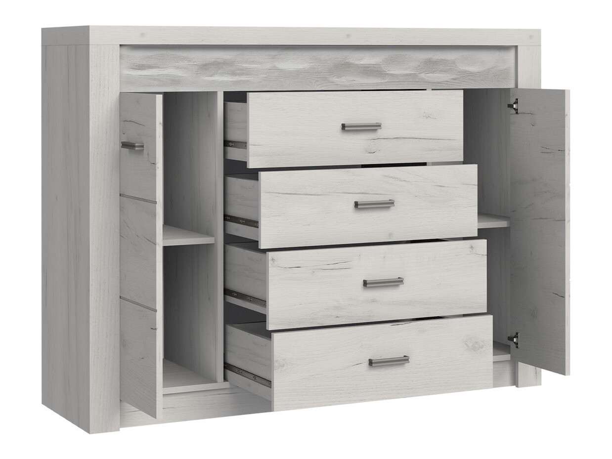 Kommode Serfeno 104 (Esche dunkel)