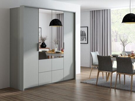 Kleiderschrank Honolulu 139 (Grau)