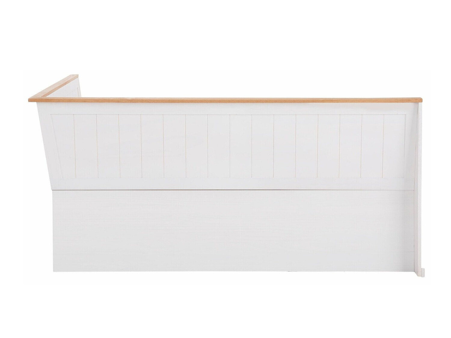 Küchenecke Cirfeli 101 (Weiss + Kiefernholzoptik)