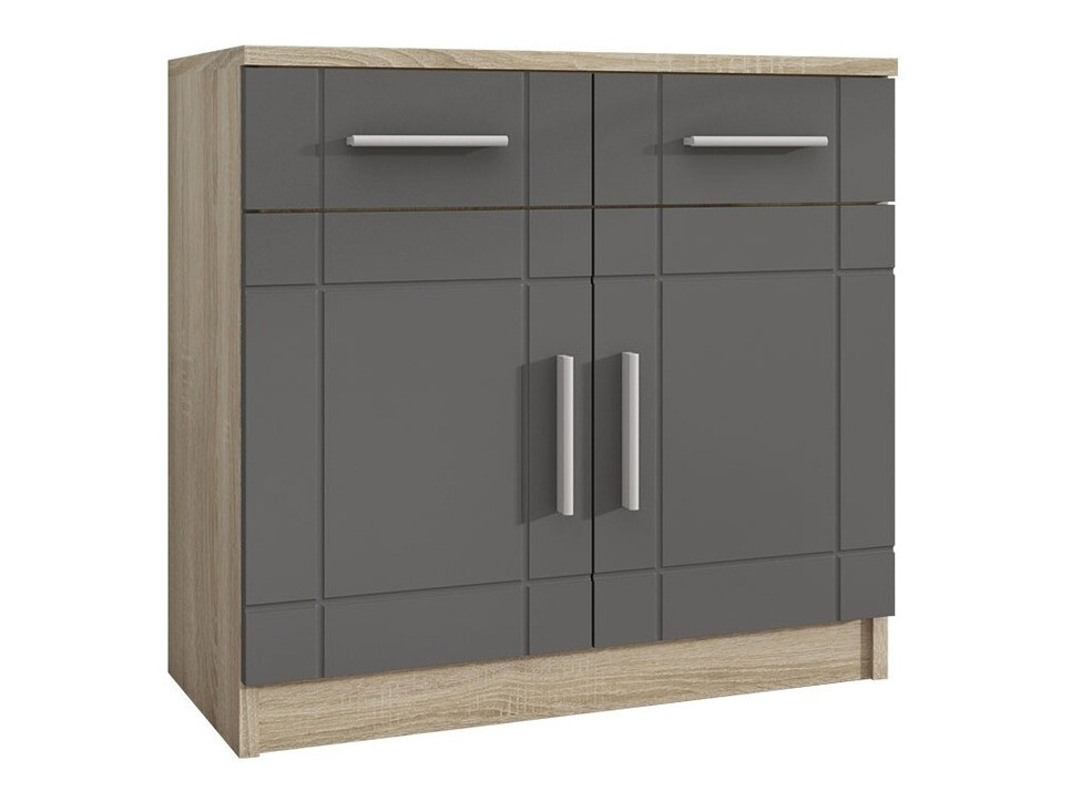 Kommoden Bacces (Sonoma eichenholz + Graphit)