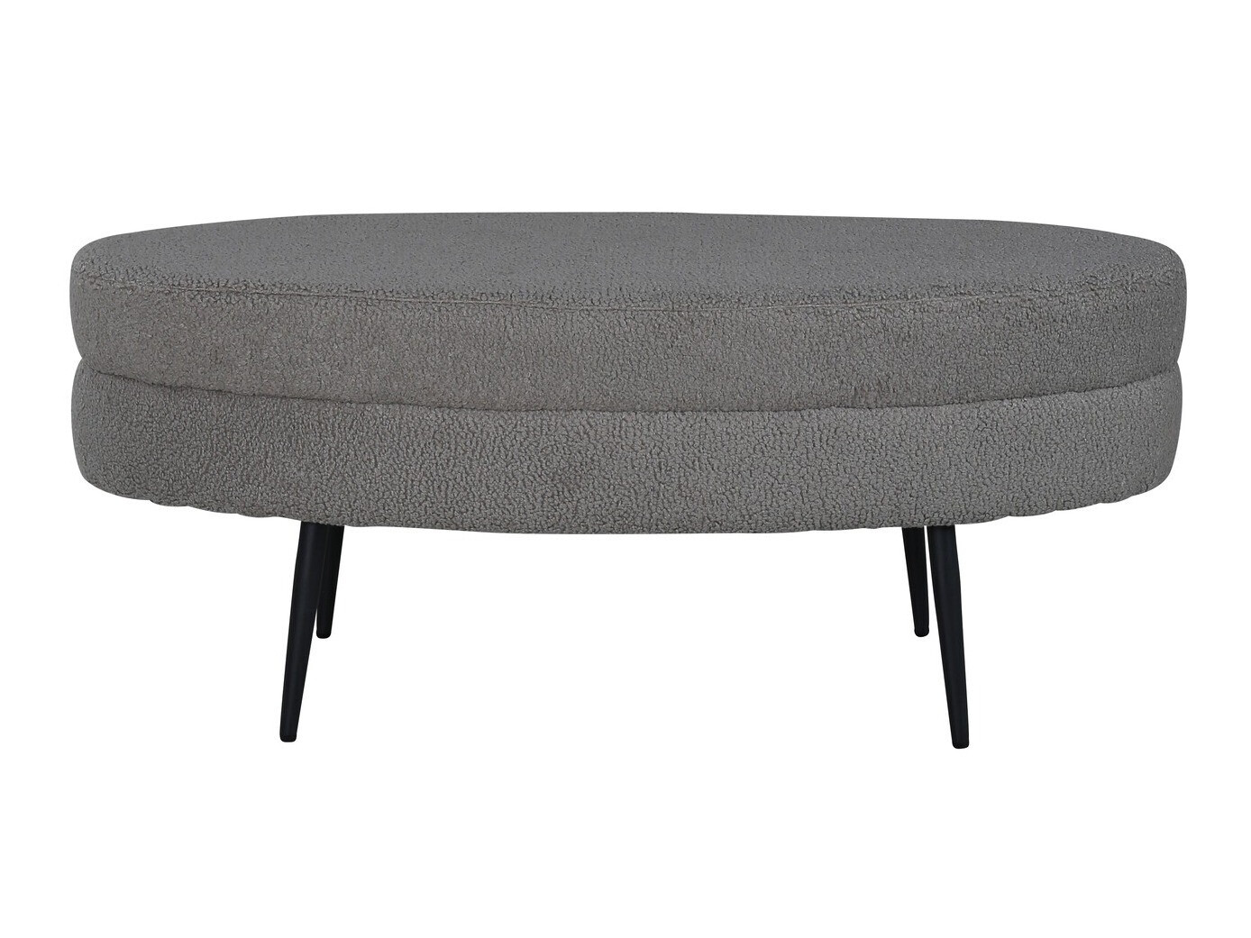 Polsterbank Dallas 2920 (Dunkelgrau + Schwarz)