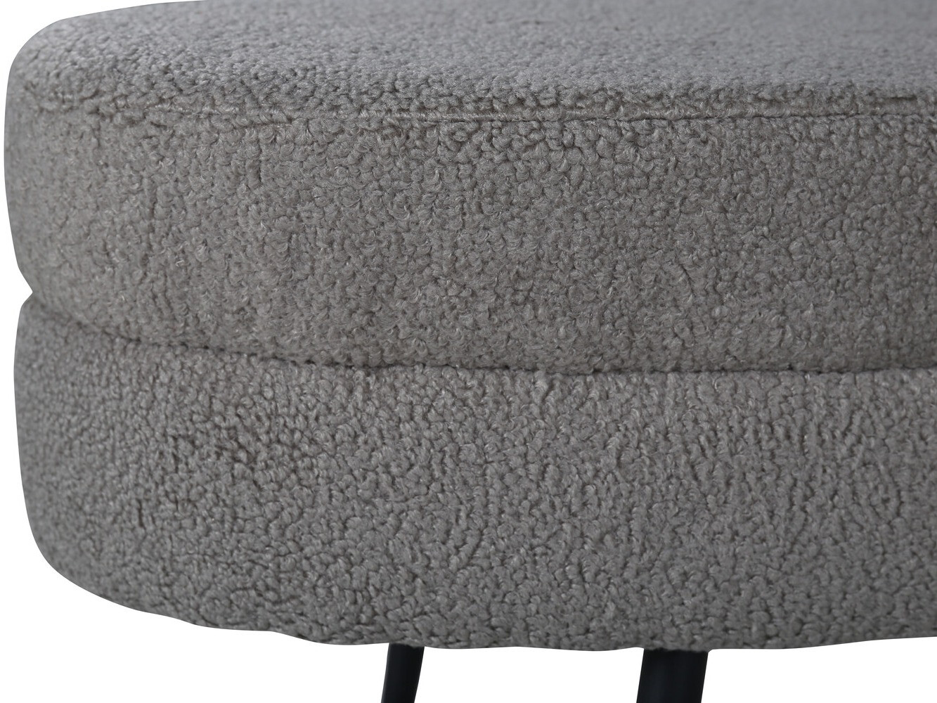 Polsterbank Dallas 2920 (Dunkelgrau + Schwarz)