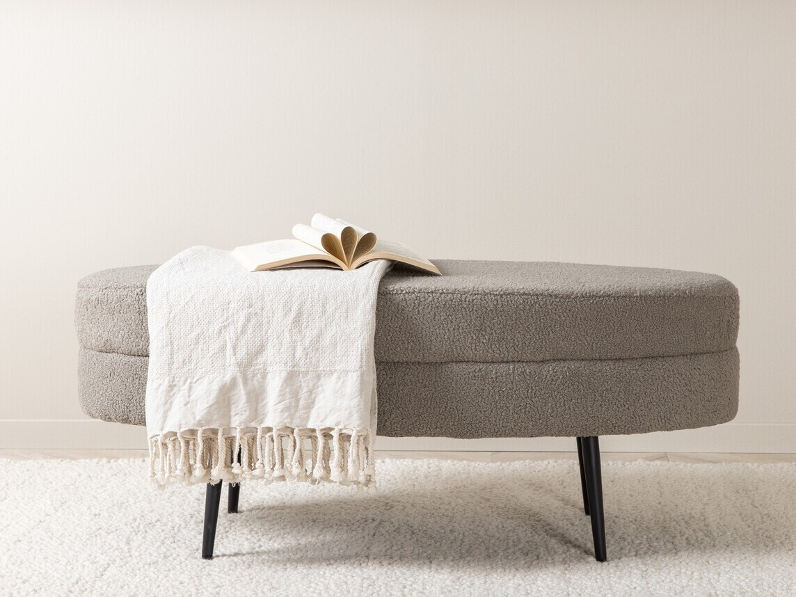 Polsterbank Dallas 2920 (Dunkelgrau + Schwarz)