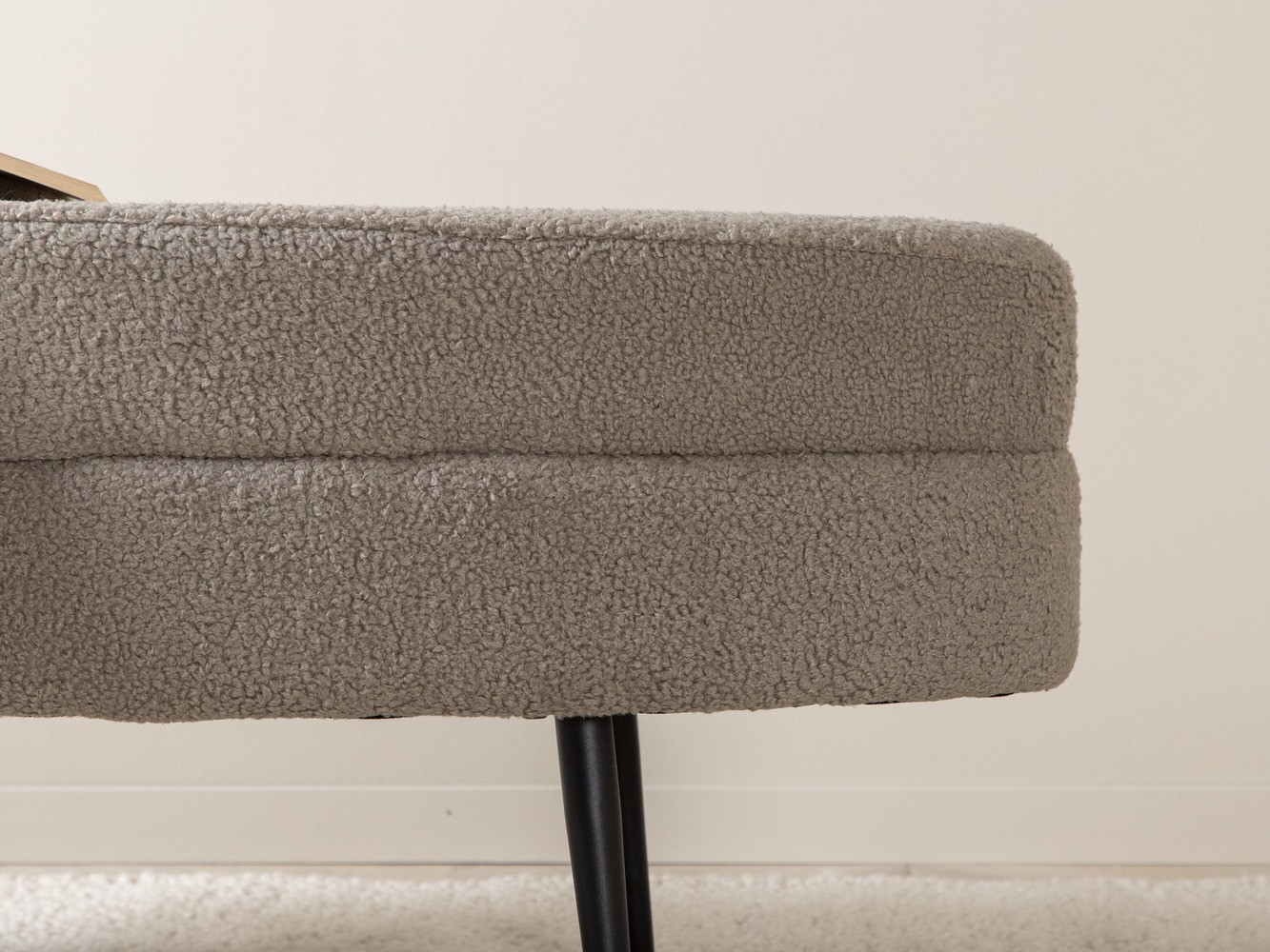 Polsterbank Dallas 2920 (Dunkelgrau + Schwarz)