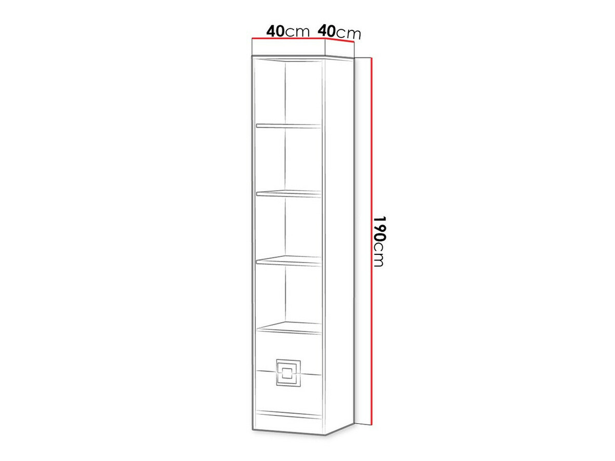 Regal Balvire 107 (Eichenholzoptik hell + Weiss + Rosa)