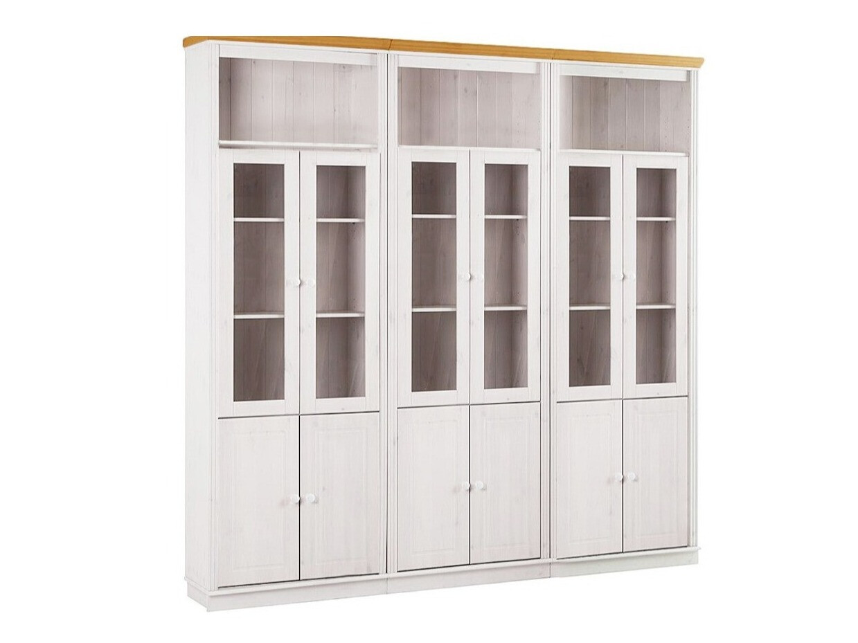 Regalset Saltoro 109 (Weiss + Honigeiche)
