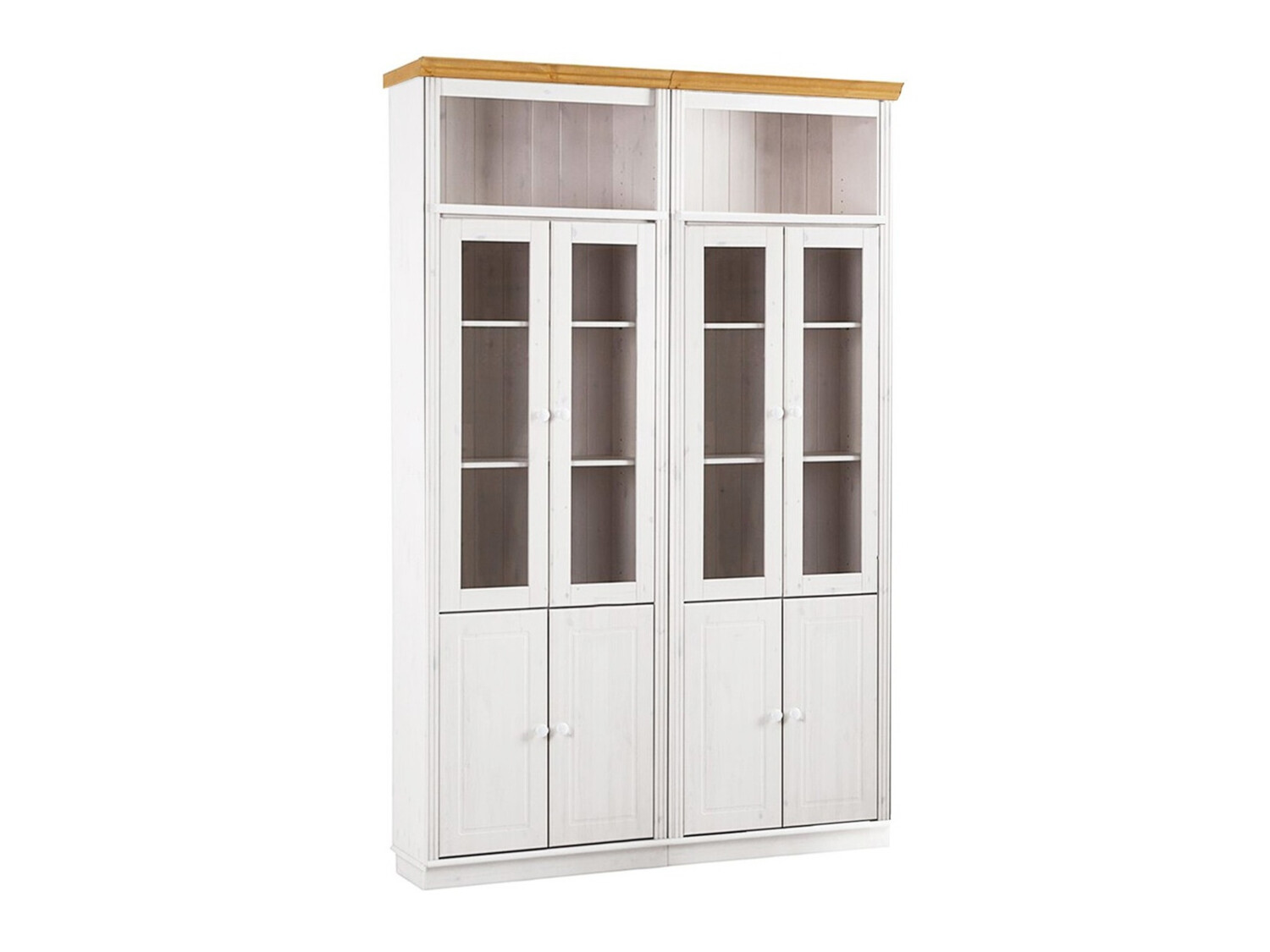 Regalset Saltoro 119 (Weiss + Honigeiche)