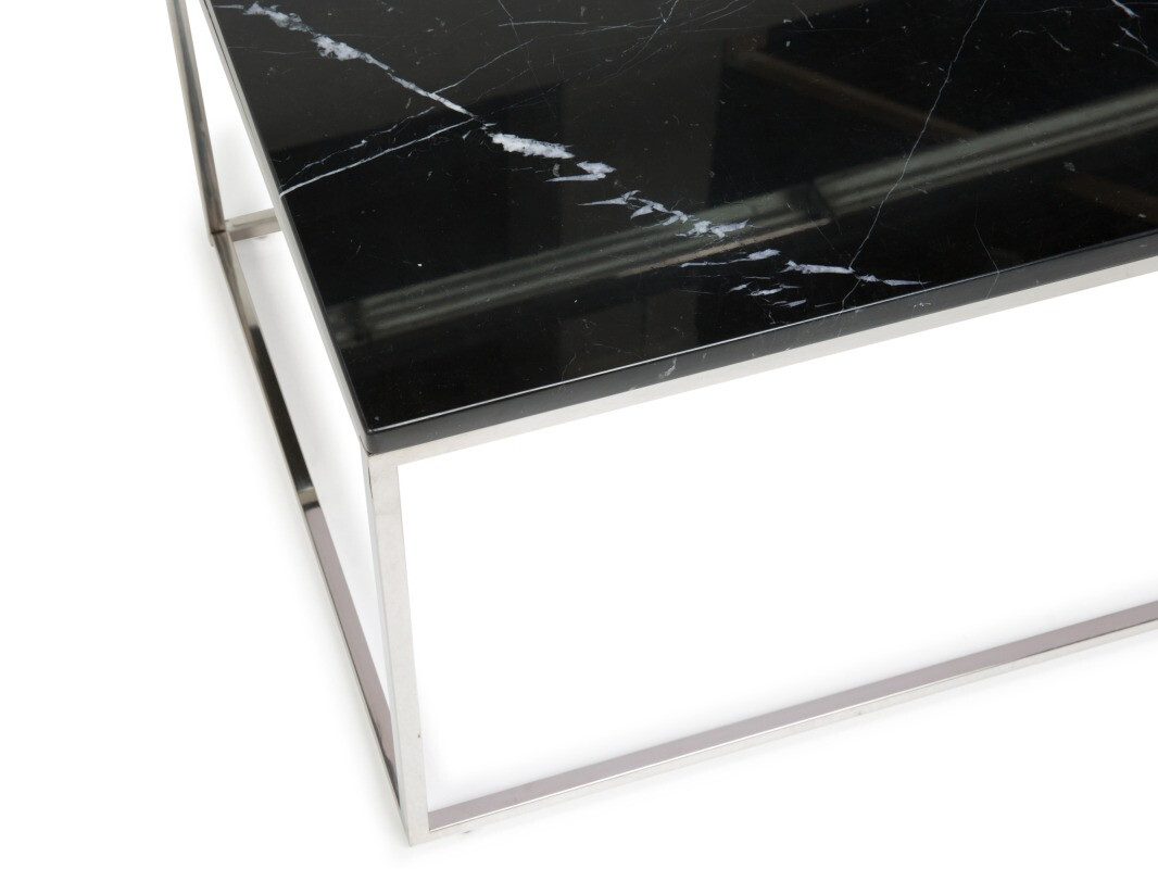 Couchtisch Scandinavian Choice 672 (Schwarz + Silber)