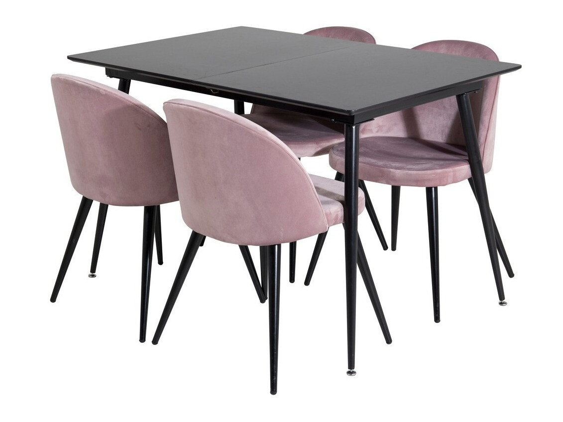 Essgruppe Dallas 1521 (Rosa + Schwarz)
