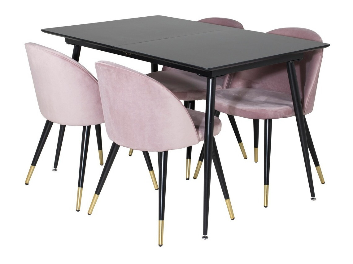 Essgruppe Dallas 1526 (Rosa + Schwarz)