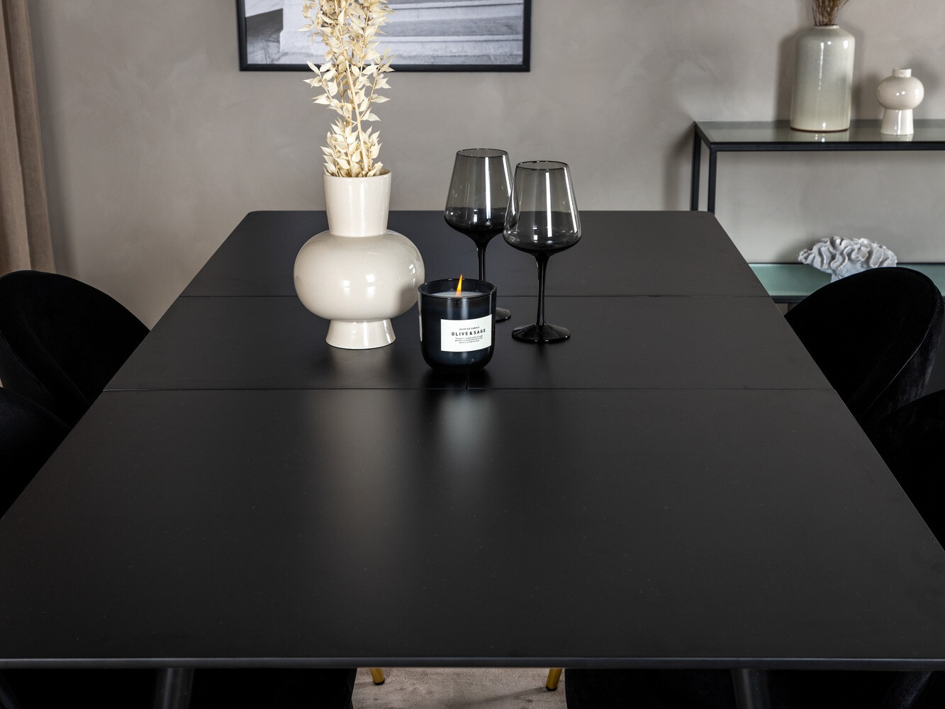 Essgruppe Dallas 1526 (Schwarz)