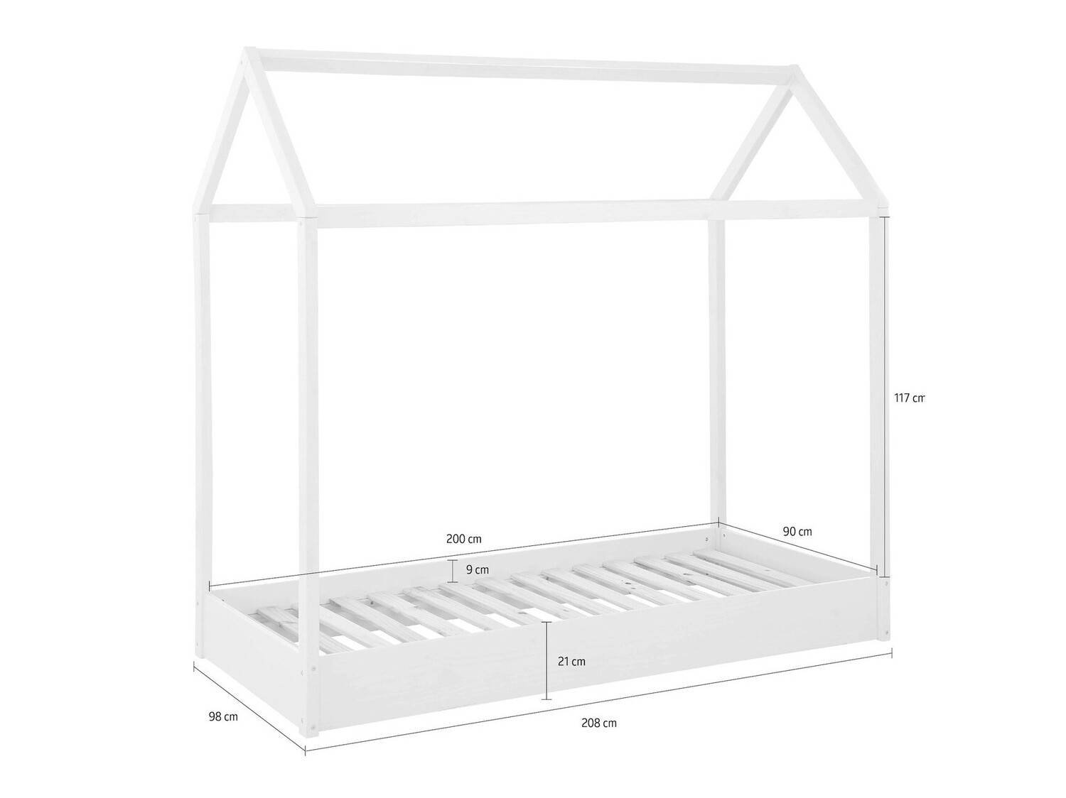 Bett Denton 129 (Weiss)