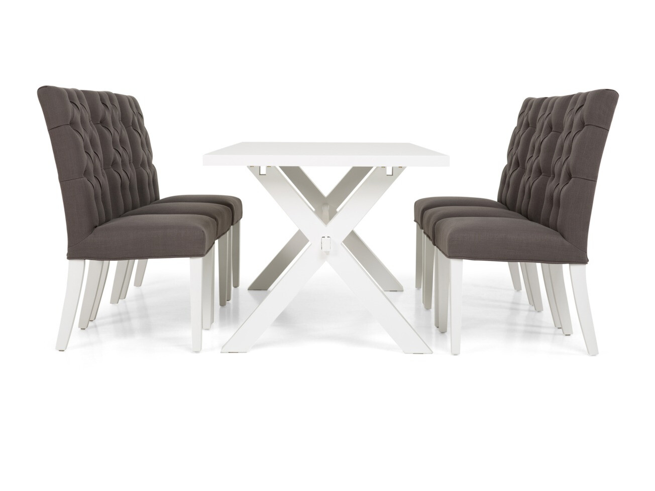 Esszimmergarnitur Scandinavian Choice 674 (Grau)