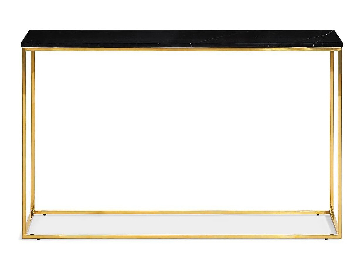 Konsolentisch Concept 55 147 (Schwarz + Messing)