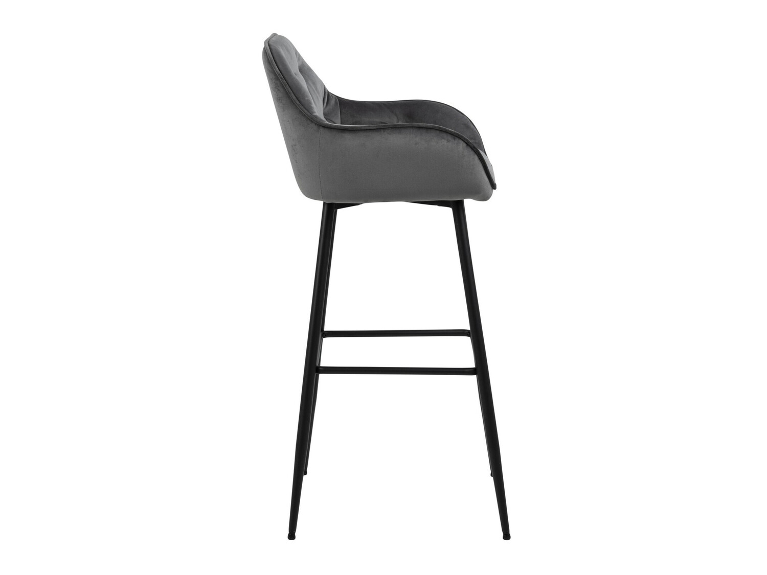 Barstuhl Norsica 474 (Grau + Schwarz)