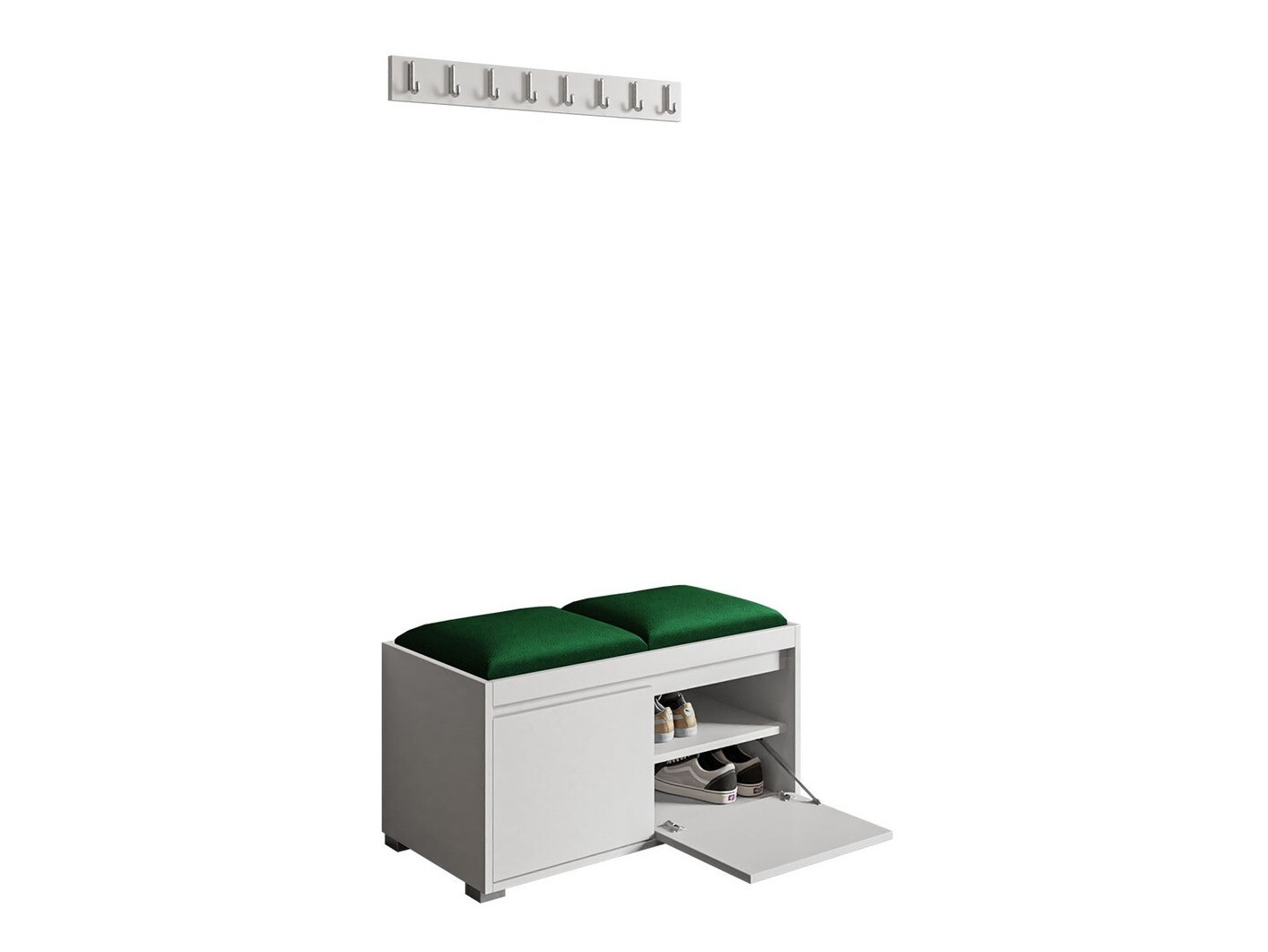 Flurgarnitur Comfivo Pinus I (Weiss + Manila 35)